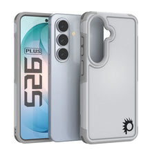 Load image into Gallery viewer, PunkCase Coque pour Galaxy S26+ Plus [Série Spartan 2.0] Coque transparente robuste et résistante [Blanc]
