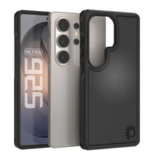 Charger l'image dans la galerie, PunkCase Coque pour Galaxy S26 Ultra [Série Spartan 2.0] Coque transparente robuste et résistante [Noir]
