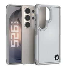 Charger l'image dans la galerie, PunkCase Coque pour Galaxy S26 Ultra [Série Spartan 2.0] Coque transparente robuste et résistante [Blanc]
