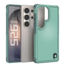 Charger l'image dans la galerie, PunkCase Coque pour Galaxy S26 Ultra [Série Spartan 2.0] Coque transparente robuste et résistante [Bleu sarcelle]
