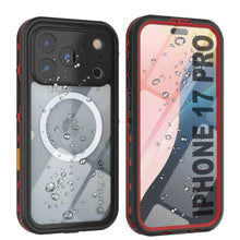 Load image into Gallery viewer, Étui IP68 imperméable iPhone 17 Pro, Punkcase [Red] [série StudStar] [Slim Fit]

