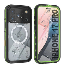 Load image into Gallery viewer, Étui IP68 imperméable iPhone 17 Pro, punkcase [vert clair] [série StudStar] [Slim Fit] [Dirtoproof]
