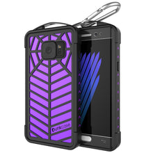 Charger l&#39;image dans la galerie, Coque étanche pour Galaxy Note FE, série WEBSTER de Punkcase, violette | Coque robuste de protection
