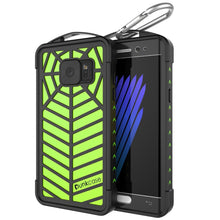 Load image into Gallery viewer, Étui étanche Galaxy Note FE, série Punkcase WEBSTER, vert clair | Coque de protection robuste
