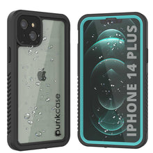 Load image into Gallery viewer, iPhone 14 Plus Waterproof Case, Punkcase [Extreme Series] Armor Cover W/ Built In Screen Protector [Teal] (Color in image: Teal)
