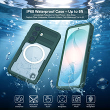 Load image into Gallery viewer, Coque étanche pour Galaxy S26+ Plus [Série Alpine 2.0] [Slim Fit] [Certifié IP68] [Antichoc] [Vert]
