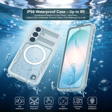 Load image into Gallery viewer, Coque étanche pour Galaxy S26+ Plus [Série Alpine 2.0] [Slim Fit] [Certifié IP68] [Antichoc] [Blanc]
