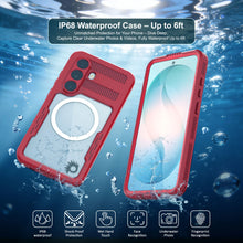Load image into Gallery viewer, Coque étanche pour Galaxy S26 [Série Alpine 2.0] [Slim Fit] [Certifié IP68] [Antichoc] [Rouge]
