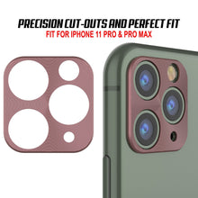 Charger l&#39;image dans la galerie, Punkcase iPhone 11 Pro Max Camera Protector Ring [Rose-Gold] (Color in image: Silver)
