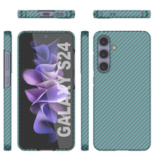 Charger l&#39;image dans la galerie, Case Galaxy S24, Punkcase CarbonShield, Hord Duty &amp; Ultra Thin Cover [Shockproof] [Non Slip] [Teal]
