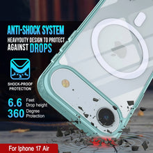 Charger l'image dans la galerie, Punkcase iPhone 17 Air Magnetic Wireless Charging Case [Clearmag Series] [Teal]

