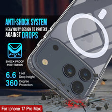 Charger l'image dans la galerie, Punkcase iPhone 17 Pro Max Magnetic Wireless Charging Case [ClearMag Series] [Clear]
