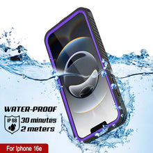 Load image into Gallery viewer, Coupe d&#39;iPhone 16E, couverture d&#39;armure Punkcase [Series Extreme avec protecteur d&#39;écran intégré [violet]
