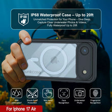 Charger l&#39;image dans la galerie, Étui étanche à l&#39;air de l&#39;iPhone 17, punkcase [Extreme Series] Couvercle d&#39;armure avec protecteur d&#39;écran intégré [bleu clair]
