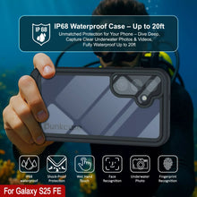 Load image into Gallery viewer, Galaxy S25 FE résistant à l&#39;eau/antichoc [Série Extrême] avec étui de protection d&#39;écran [Noir]
