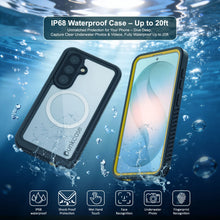 Load image into Gallery viewer, Coque étanche pour Galaxy S26 Plus, Punkcase [Extreme Mag Series] Armor Cover avec protection d'écran intégrée [Jaune]
