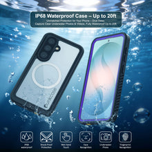 Load image into Gallery viewer, Coque étanche pour Galaxy S26 Plus, Punkcase [Extreme Mag Series] Armor Cover avec protection d'écran intégrée [Violet]
