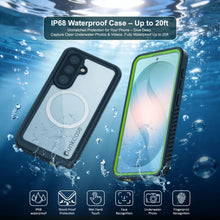 Load image into Gallery viewer, Coque étanche pour Galaxy S26, Punkcase [Extreme Mag Series] Armor Cover avec protecteur d'écran intégré [Vert]
