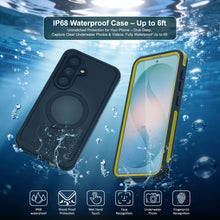 Load image into Gallery viewer, Coque étanche pour Galaxy S26 Plus [Série Kickstud 2.0] Housse de protection IP68 avec protection d'écran et béquille [Jaune]

