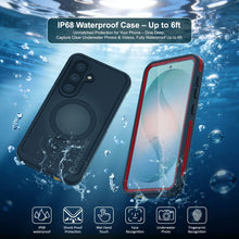 Load image into Gallery viewer, Coque étanche pour Galaxy S26 Plus [Série Kickstud 2.0] Housse de protection IP68 avec protecteur d'écran et béquille [Rouge]

