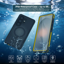 Load image into Gallery viewer, Coque ultra étanche pour Galaxy S26 [Série Kickstud 2.0] Housse de protection IP68 avec protection d'écran et béquille [Jaune]

