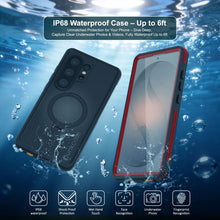 Load image into Gallery viewer, Coque ultra étanche pour Galaxy S26 [Série Kickstud 2.0] Housse de protection IP68 avec protection d'écran et béquille [Rouge]
