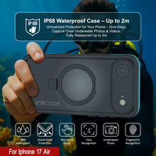 Charger l&#39;image dans la galerie, Coque étanche pour iPhone 17 Air [Série Kickstud 2.0] Housse de protection IP68 avec protecteur d&#39;écran et béquille [Sarcelle]
