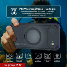 Charger l&#39;image dans la galerie, Coque étanche pour iPhone 17 Air [Série Kickstud 2.0] Housse de protection IP68 avec protecteur d&#39;écran et béquille [Violet]
