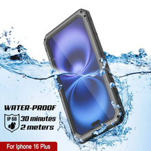 Charger l&#39;image dans la galerie, iPhone 16 Plus Metal Extreme 3.0 Série Aluminium Aluminium Aluminium IP68 W / Buillt en protecteur d&#39;écran et kickstand [Silver]
