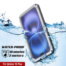Charger l&#39;image dans la galerie, iPhone 16 Plus Metal Extreme 3.0 Série Aluminium Aluminium Aluminium IP68 W / Buillt en protecteur d&#39;écran et kickstand [White]
