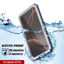 Charger l&#39;image dans la galerie, iPhone 16 Pro Metal Extreme 3.0 Série Aluminium Aluminium Aluminium IP68 W / Buillt en protecteur d&#39;écran et kickstand [White]
