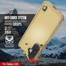 Load image into Gallery viewer, Punkcase Galaxy A36 Case, [Spartan 2.0 Series] Couverture lourde robuste claire [jaune]
