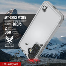 Charger l&#39;image dans la galerie, Punkcase Galaxy A56 Case, [Spartan 2.0 Series] Couverture lourde robuste claire [blanc]
