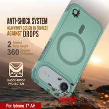 Charger l&#39;image dans la galerie, Punkcase iPhone 17 Air Case, [Spartan 2.0 Series] Couverture lourde robuste claire avec protecteur d&#39;écran intégré [Teal]
