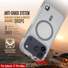 Charger l&#39;image dans la galerie, Punkcase iPhone 17 Pro Max Case, [Spartan 2.0 Series] Couverture lourde robuste claire avec protecteur d&#39;écran intégré [blanc]
