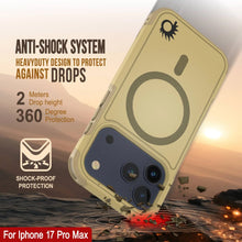 Charger l&#39;image dans la galerie, Punkcase iPhone 17 Pro Max Case, [Spartan 2.0 Series] Couverture lourde robuste claire avec protecteur d&#39;écran intégré [jaune]
