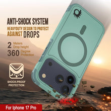 Charger l&#39;image dans la galerie, Punkcase iPhone 17 Pro Case, [Spartan 2.0 Series] Couverture lourde robuste claire avec protecteur d&#39;écran intégré [Teal]
