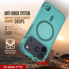 Charger l&#39;image dans la galerie, Punkcase iPhone 17 Pro Case, [Spartan 2.0 Series] Couverture lourde robuste claire avec protecteur d&#39;écran intégré [bleu]
