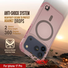 Charger l&#39;image dans la galerie, Punkcase iPhone 17 Pro Case, [Spartan 2.0 Series] Couverture lourde robuste claire avec protecteur d&#39;écran intégré [rose]
