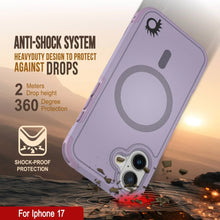 Load image into Gallery viewer, Punkcase iPhone 17 Case, [Spartan 2.0 Series] Couverture lourde robuste claire avec protecteur d&#39;écran intégré [Lilac]
