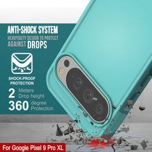 Charger l&#39;image dans la galerie, Punkcase Google Pixel 9 Pro XL Case, [Spartan 2.0 Series] Couverture lourde robuste claire avec protecteur d&#39;écran intégré [bleu]
