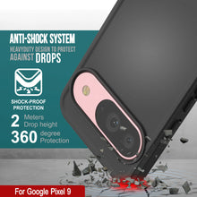 Charger l&#39;image dans la galerie, Punkcase Google Pixel 9 Case, [Spartan 2.0 Series] Couverture lourde robuste claire avec protecteur d&#39;écran intégré [noir]
