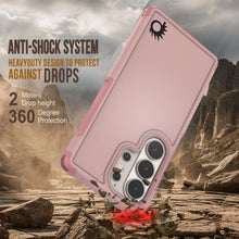 Charger l'image dans la galerie, PunkCase Coque pour Galaxy S26 Ultra [Série Spartan 2.0] Coque transparente robuste et résistante [Rose]
