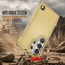 Load image into Gallery viewer, PunkCase Coque pour Galaxy S26 Ultra [Série Spartan 2.0] Coque transparente robuste et résistante [Jaune]
