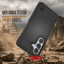 Load image into Gallery viewer, PunkCase Coque pour Galaxy S26 [Série Spartan 2.0] Coque transparente robuste et résistante [Noir]
