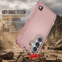 Load image into Gallery viewer, PunkCase Coque pour Galaxy S26 [Série Spartan 2.0] Coque transparente robuste et résistante [Rose]
