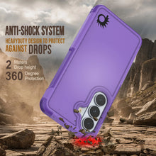 Load image into Gallery viewer, PunkCase Coque pour Galaxy S26 [Série Spartan 2.0] Coque transparente robuste et résistante [Violet]
