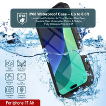 Charger l&#39;image dans la galerie, Étui IP68 imperméable à l&#39;iPhone 17, Punkcase [noir] [série StudStar] [Slim Fit]
