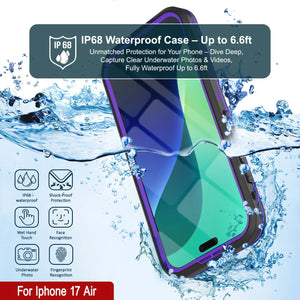 Étui IP68 imperméable d'iPhone 17, Punkcase [Purple] [série StudStar] [Slim Fit] [Dirtoproof]
