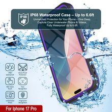 Load image into Gallery viewer, Étui IP68 imperméable iPhone 17 Pro, Punkcase [Purple] [série StudStar] [Slim Fit] [Dirtoproof]
